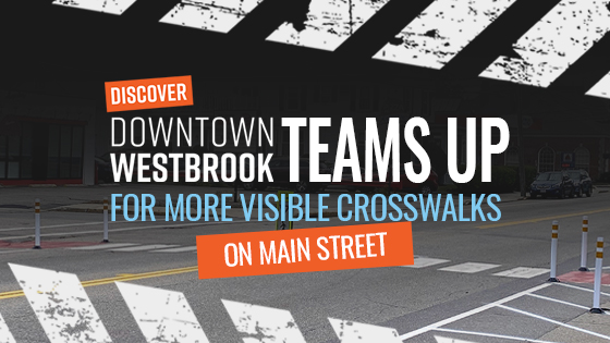 DDW Teams Up for more Visible Crosswalks on Main Street banner