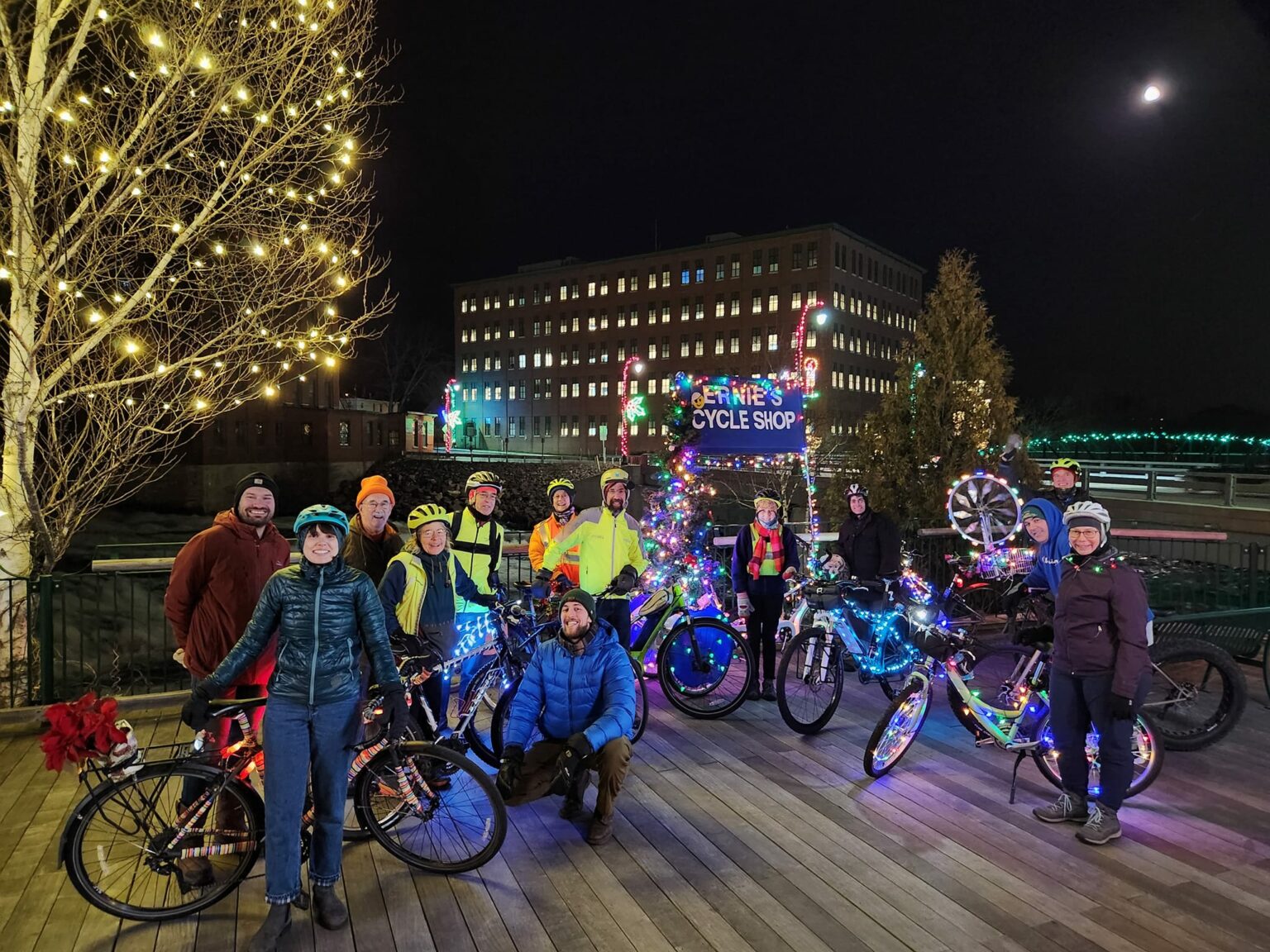 Westbrook Holiday Lights Bike Ride Discover Downtown Westbrook